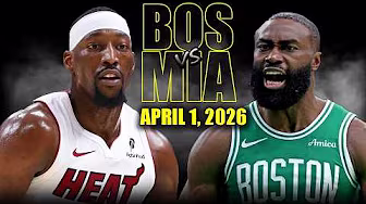 Boston Celtics vs Miami Heat Full Game Highlights – April 1, 2026 | NBA Season