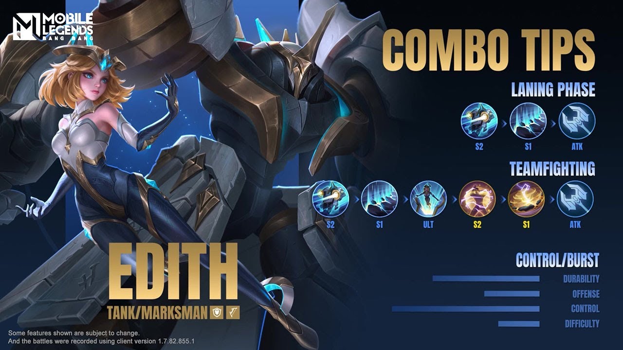 Hero Spotlight | Edith | Mobile Legends: Bang Bang background