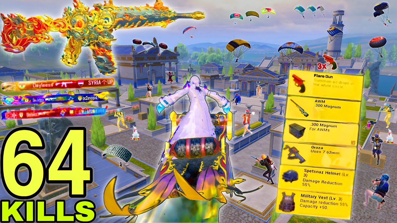 64 Kills!🥵 NEW MODE BEST AGGRESSIVE RUSH GAMEPLAY TODAY😍SAMSUNG,A7,A8,J5,J6J7,J2,J3,XS,A3,A4,A5,A6
