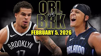 Orlando Magic vs Brooklyn Nets Full Game Highlights – February 5, 2026 | NBA Season