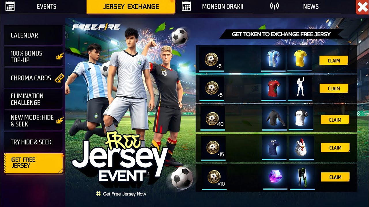 ফুটবল ইভেন্ট🥳থেকে ফ্রিতে💥পাবে সবাই Football Event Free Fire | Free Fire New Event | FF New Event bd background