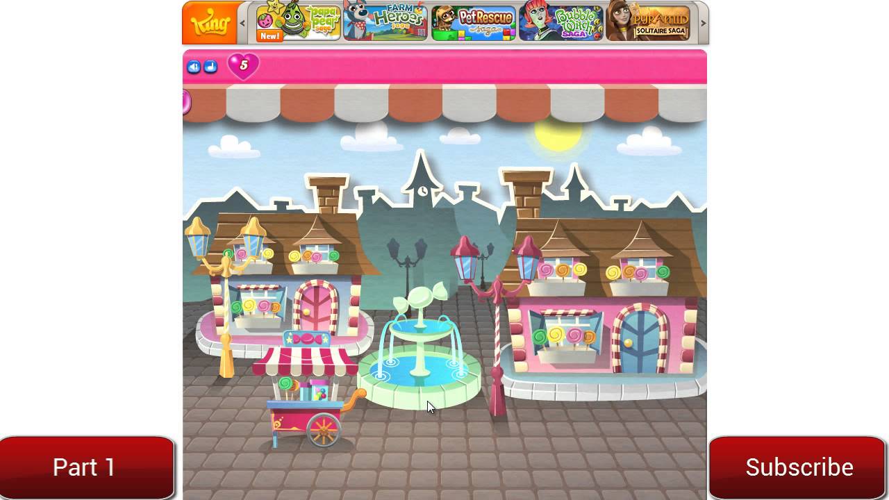 Let's Play - Candy Crush Saga (Level 7 - 10) background