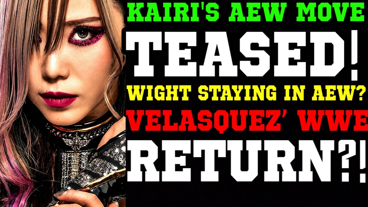 WWE News! Kairi Sane Joining AEW TEASED! Is Paul Wight Staying With AEW? Cain Velasquez’ WWE Return? background