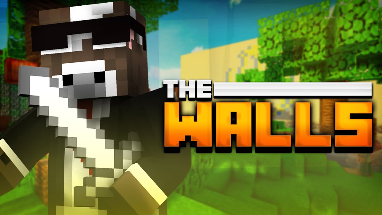 Minecraft THE WALLS w/ Rusher & Dolphin (The Walls Server Mini Game)
