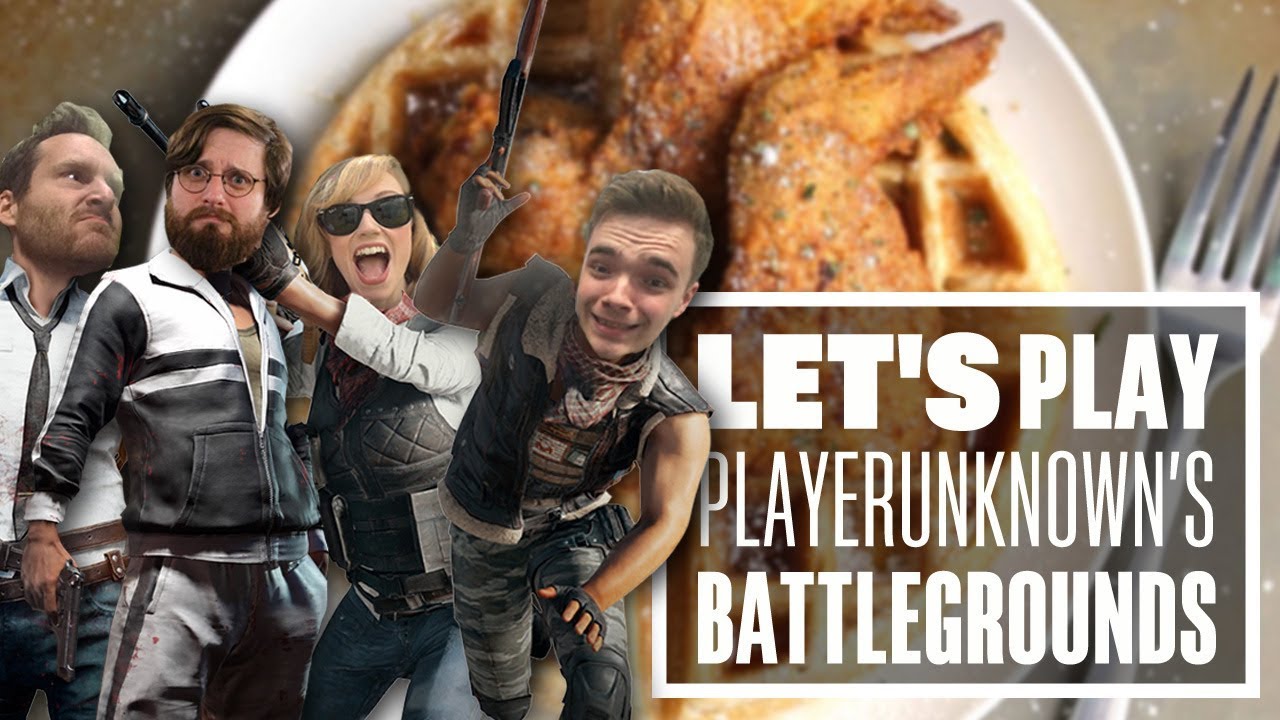 Let's Play PUBG gameplay with Aoife, Chris, Ian and Johnny - CHICKEN AND WAFFLES?! background