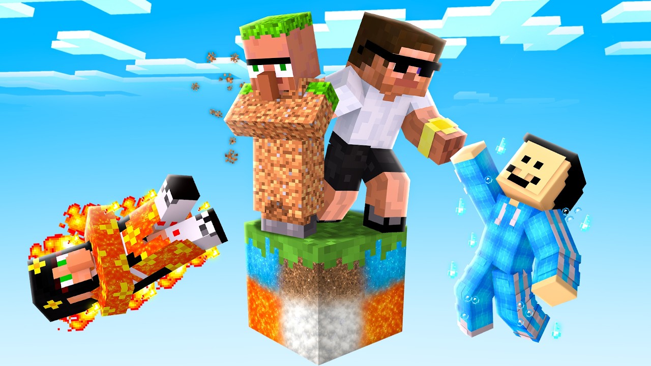 4 FRIENDS Stuck on One ELEMENTAL BLOCK!