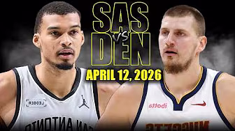 San Antonio Spurs vs Denver Nuggets Full Game Highlights – April 12, 2026 | NBA Season