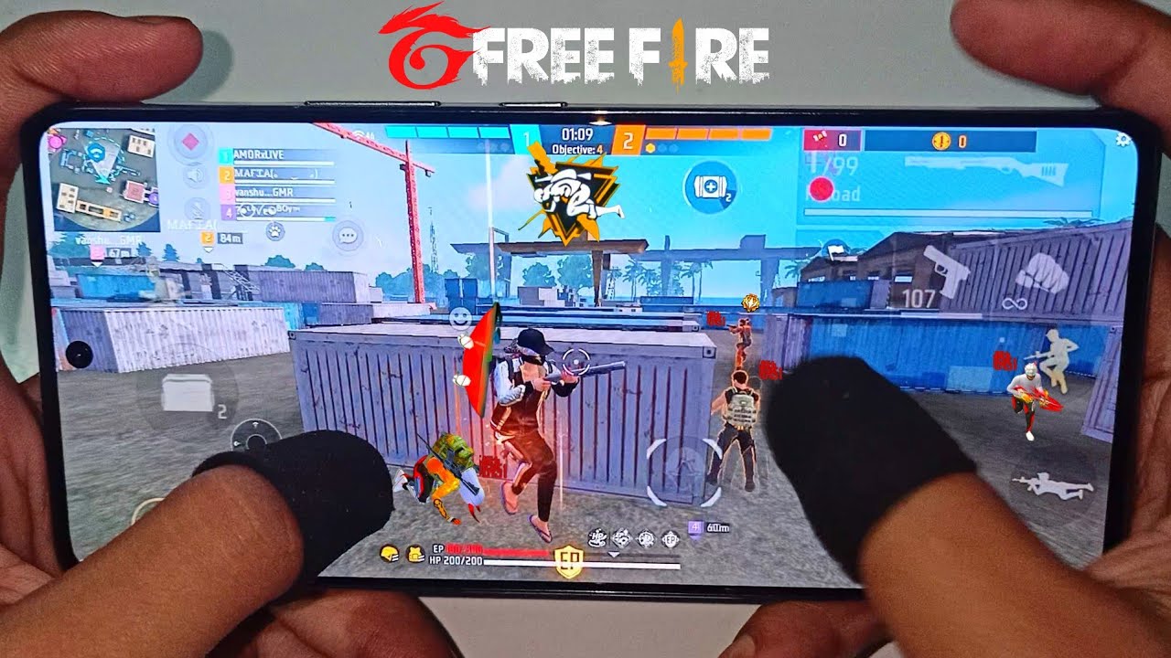 free fire gameplay 2 finger handcam π infinix gt 20 pro