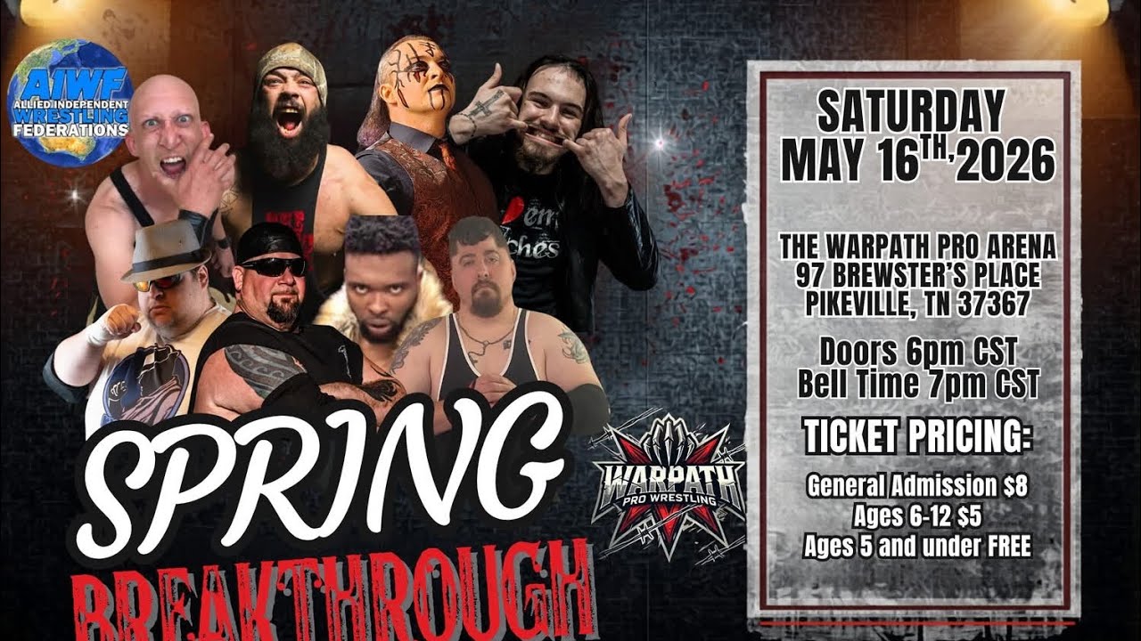 Knuckles Vs Cameron Coxx | Warpath Heavyweight Championship Ladder Match Qualifier (May 16, 2026) background