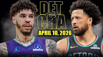 Detroit Pistons vs Charlotte Hornets Full Game Highlights – April 10, 2026 | NBA Season