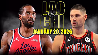 Los Angeles Clippers vs Chicago Bulls Full Game Highlights – January 20, 2026 | NBA Season background