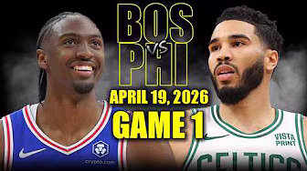 Boston Celtics vs Philadelphia 76ers Full Game 1 Highlights - April 19, 2026 | NBA Playoffs