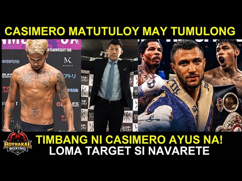 Casimero MATUTULOY May Tumulong, Timbang Ayus Na | Lomachencko Target Si Navarette | Usyk Fight