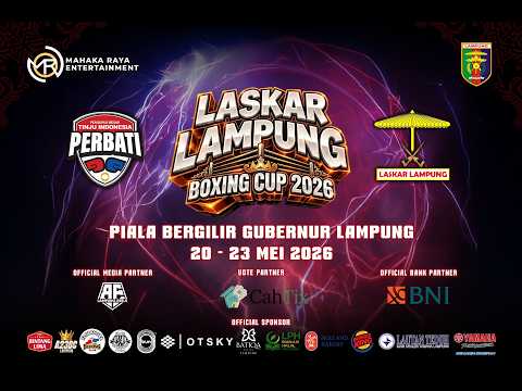 LASKAR LAMPUNG BOXING CUP 2026: PIALA BERGILIR GUBERNUR LAMPUNG background