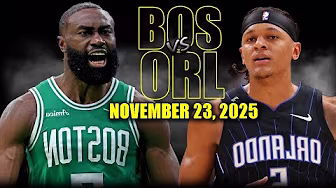 Boston Celtics vs Orlando Magic Full Game Highlights - November 23, 2025 | NBA Season