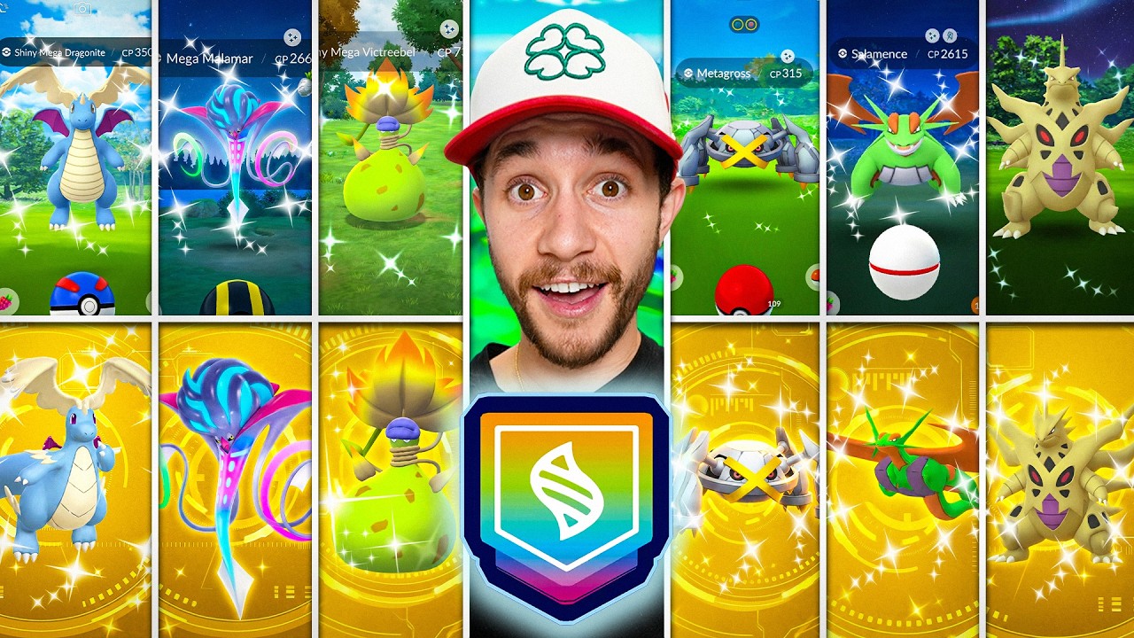 I Spent $500 to Catch EVERY Mega in Pokémon GO background