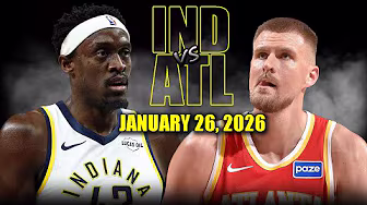 Indiana Pacers vs Atlanta Hawks Full Game Highlights – January 26, 2026 | NBA Season