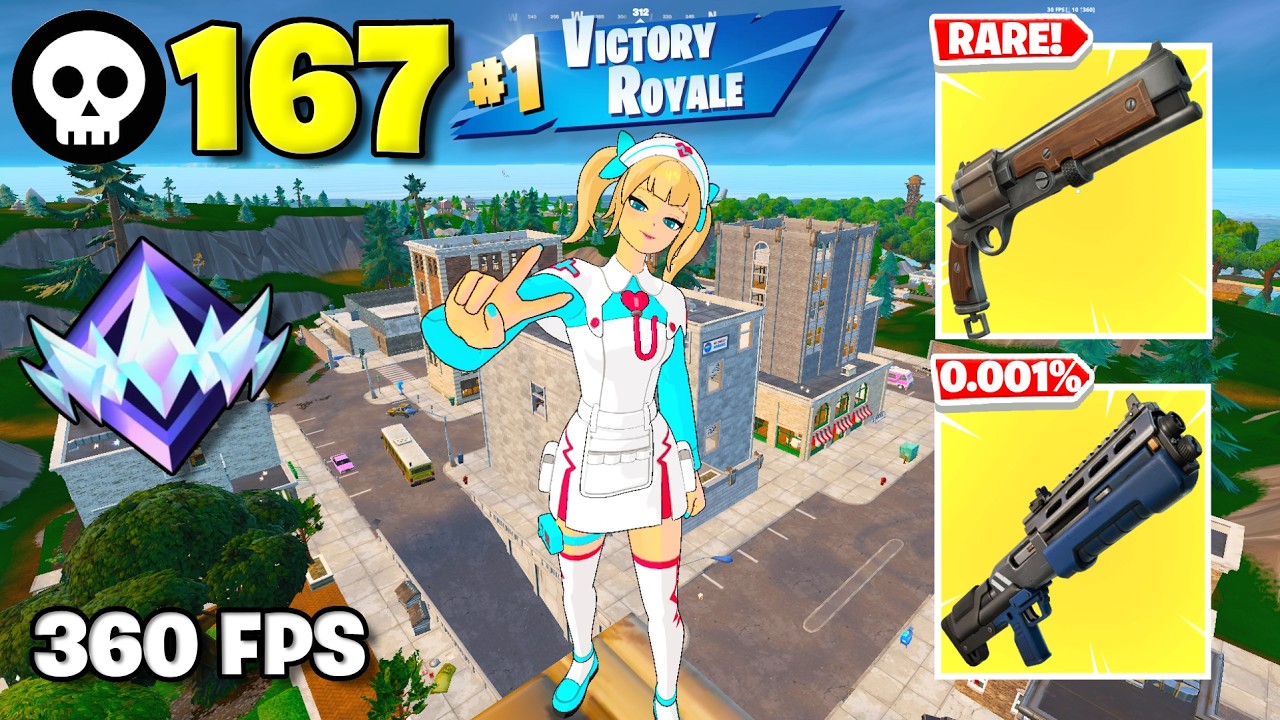 167 Elimination "RANKED RELOAD” Gameplay Wins (Fortnite Chapter 7 PS5 Controller)