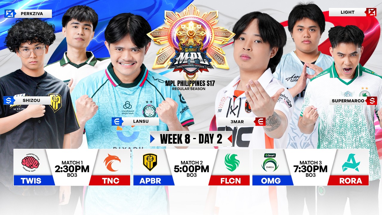 🔴 LIVE | MPL PH S17 | ENGLISH - Week 8 Day 2