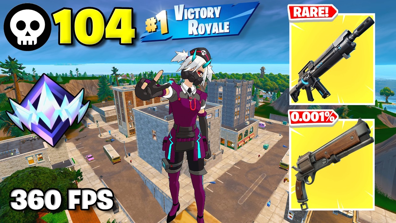 104 Elimination "Solo RELOADโ Gameplay Wins (Fortnite Chapter 7 PS5 Controller)