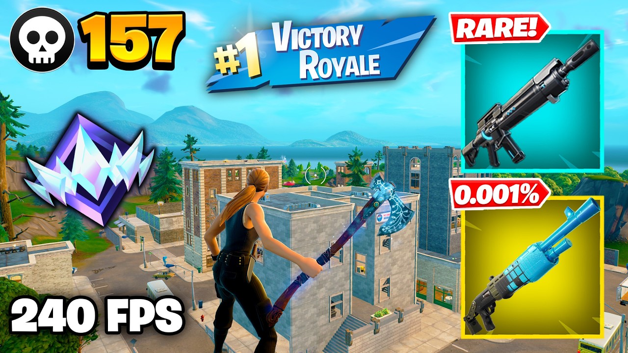 157 Elimination "RANKED RELOAD" Gameplay Wins (Fortnite Chapter 7 Keyboard & Mouse)