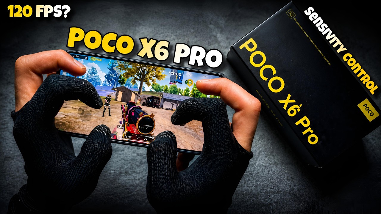 POCO X6 PRO PUBG 120 FPS BEAST? 😳 SMOOTH GAMEPLAY🔥