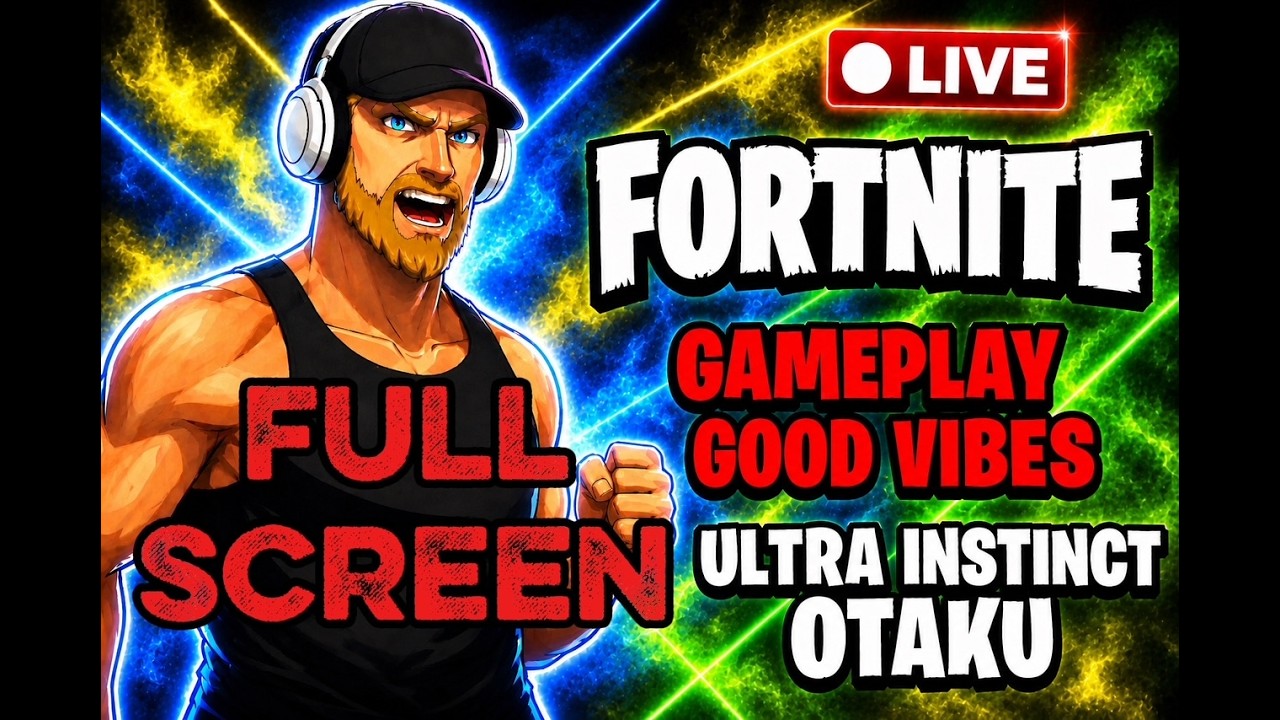 FORTNITE LIVE STREAM 🔴| GAMEPLAY & GOOD TIMES! (FULL SCREEN)