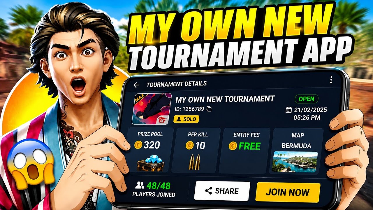 My Own New Tournament App For Free Fire π€π₯| Best Tournament App For Free Fire | RG Battle App π€π₯π―