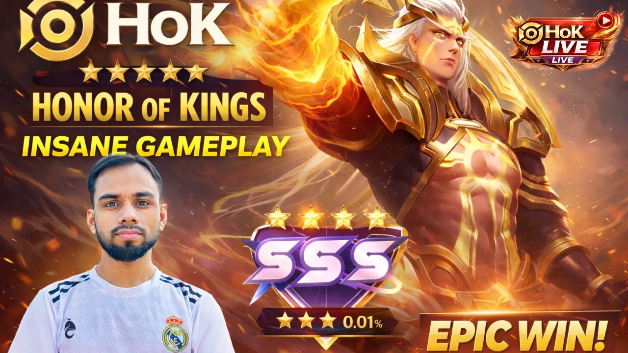 ๐ด LIVE NOW ๐ฅ INSANE GAMEPLAY | Honor of Kings SSS Rank Push ๐ฑ #shortlive #honorofkings #liverank