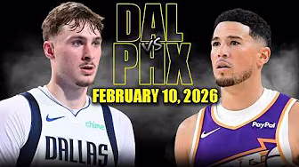 Dallas Mavericks vs Phoenix Suns Full Game Highlights – February 10, 2026 | NBA Season
