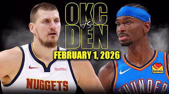 Oklahoma City Thunder vs Denver Nuggets Full Game Highlights – February 1, 2026 | NBA Season