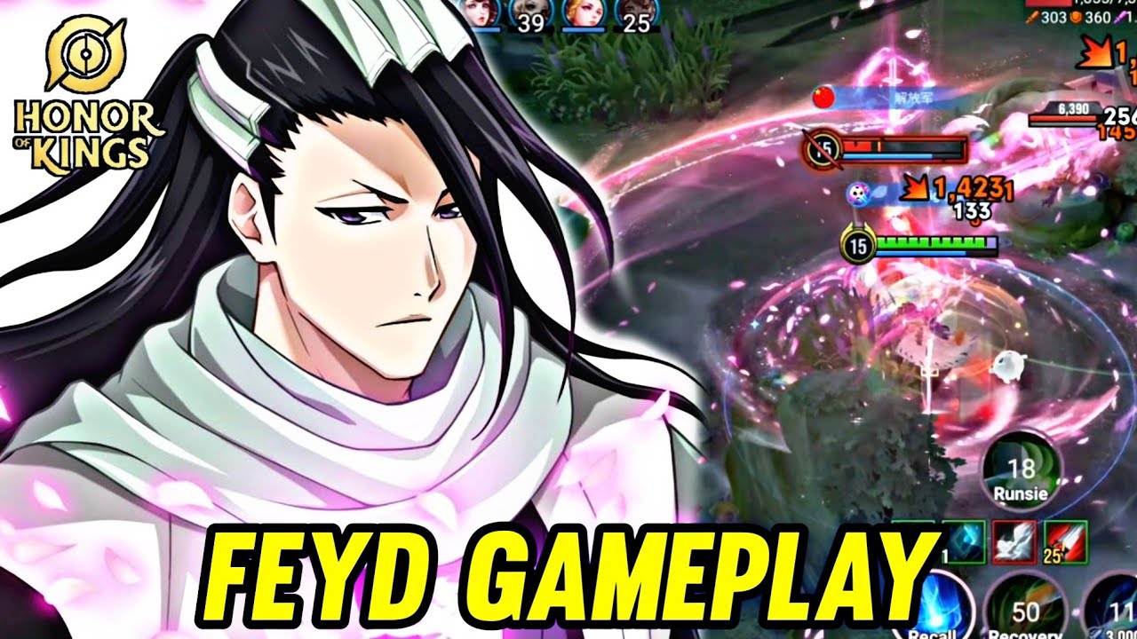 HOK : FEYD GAMEPLAY | IT'S DIFFICULT TO PLAY ALONE - HONOR OF KINGS
