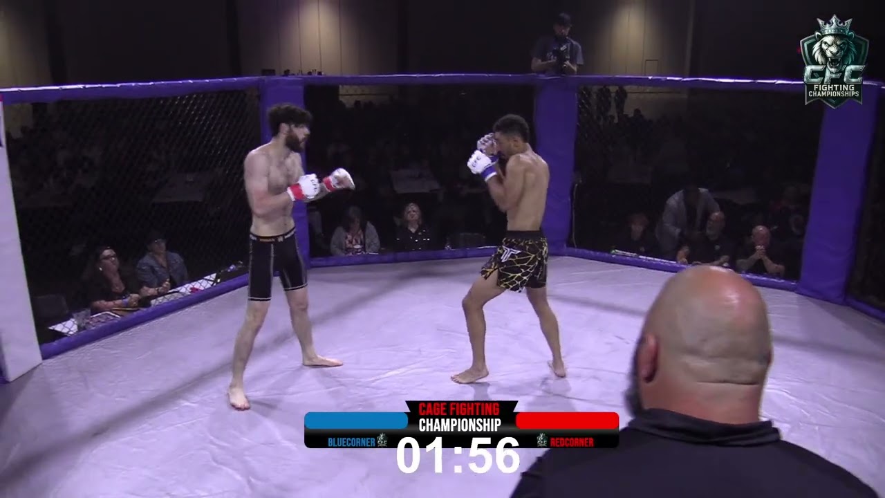 Jameson vs Jonathan Poullard Full Fight Cage Fighting Championships