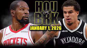 Houston Rockets vs Brooklyn Nets Full Game Highlights – January 1, 2026 | NBA Season