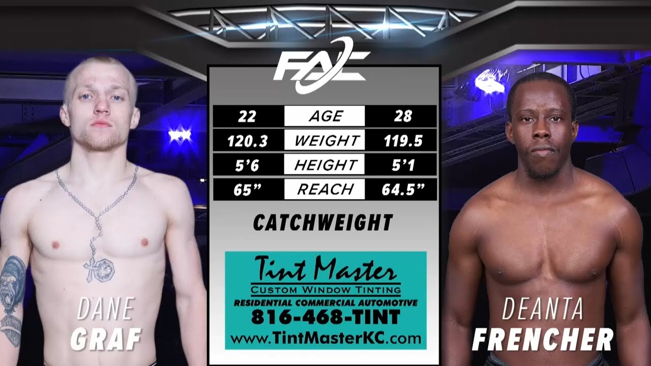 Dane Graf vs. Deante Frencher - FAC 34 background