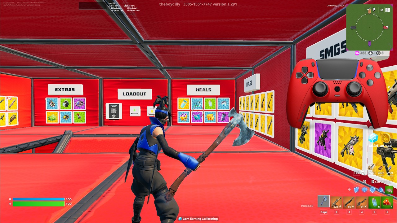 *RARE* INDIGO KUNO SKIN Fortnite 3v3v3v3 Go Goated 🐐Zone Wars Gameplay🎮