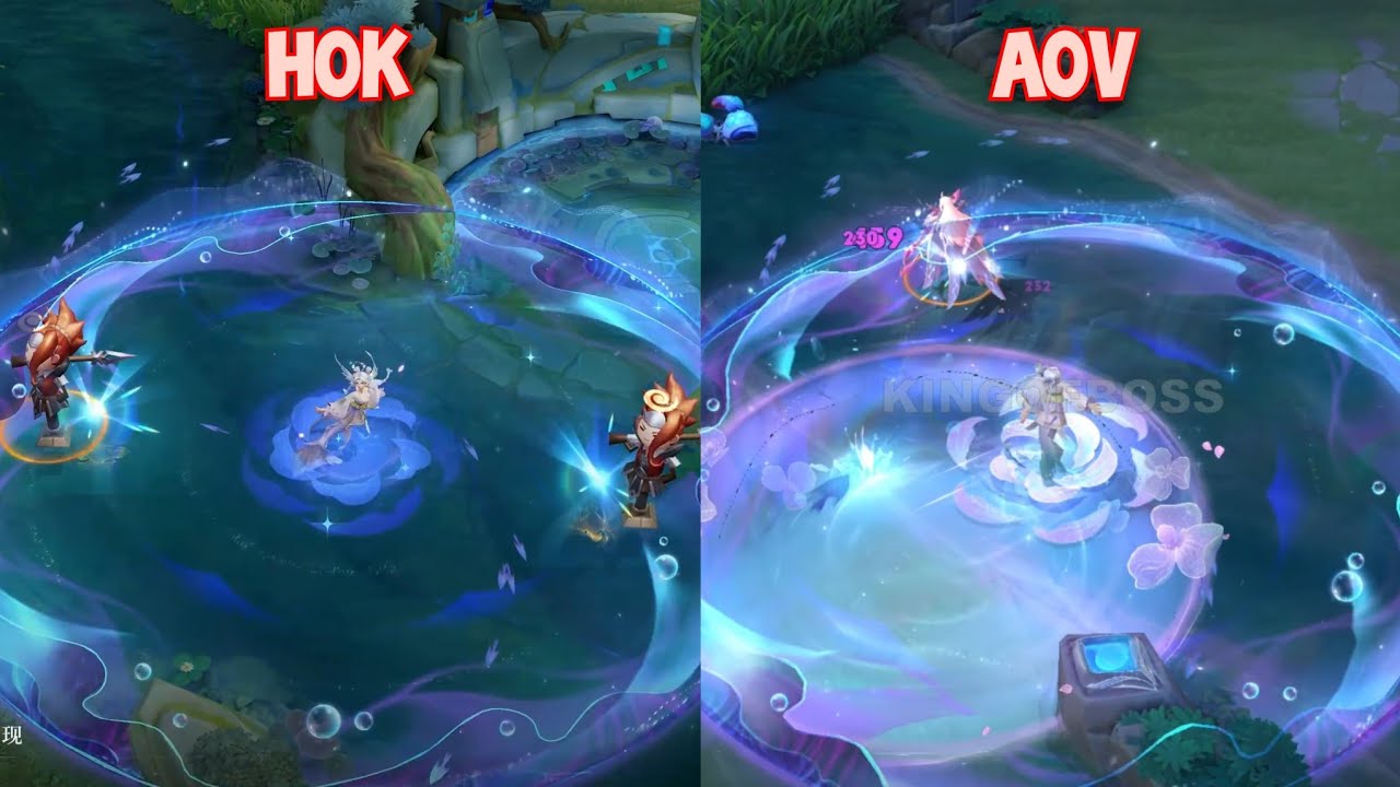 SHANHAI MIRACLE DOLIA HOK x AOV COMPARISON | HONOR OF KINGS
