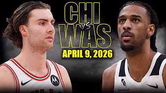 Chicago Bulls vs Washington Wizards Full Game Highlights – April 9, 2026 | NBA Season
