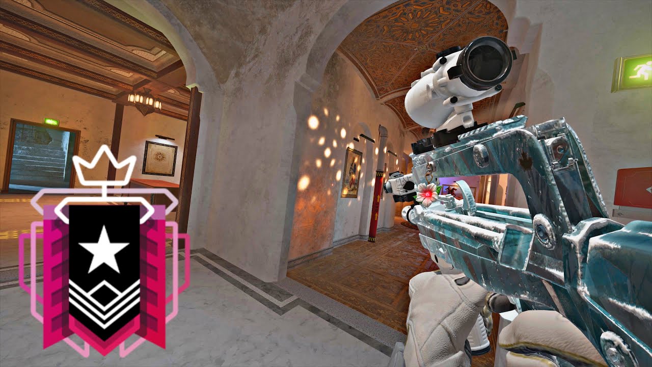 The BEST #1 CHAMPION MAKING PLAYS Every Round on Rainbow Six Siege PS5/XBOX/PC Ranked Gameplay background