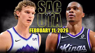 Sacramento Kings vs Utah Jazz Full Game Highlights – February 11, 2026 | NBA Season