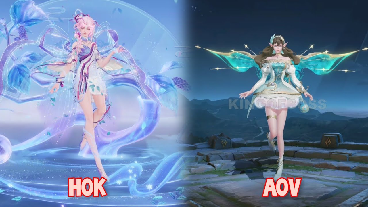 ERIN EPIC SKIN COMPARISON | HONOR OF KINGS x ARENA OF VALOR