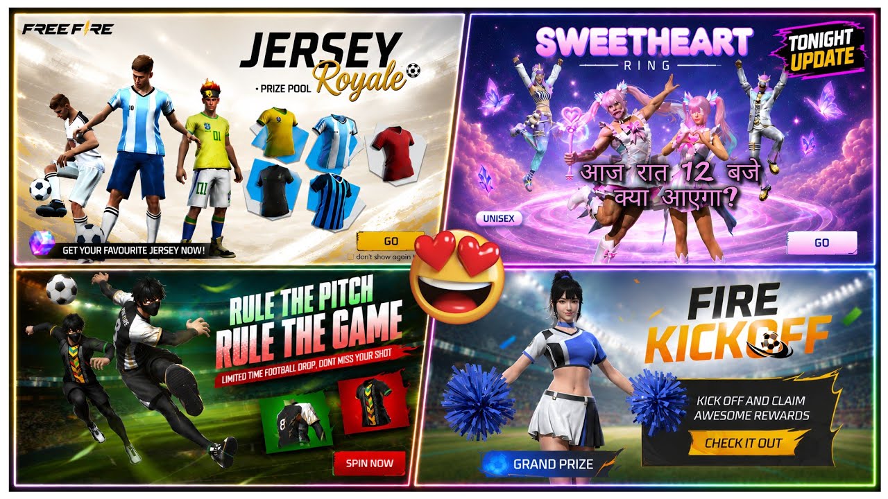 Jersey Royale Return 💥🤯| Next Universal Ring Event Free Fire | Free Fire New Event | FF New Event