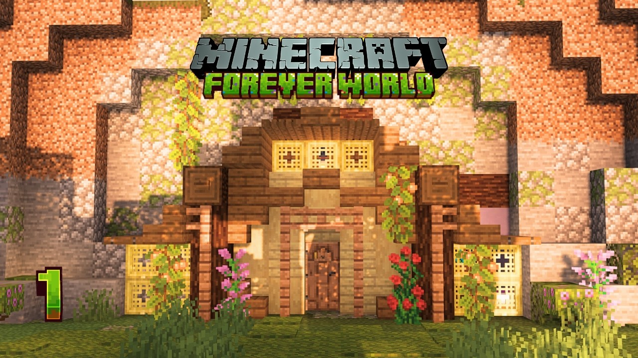 Starting My Chill Forever World! | Minecraft 1.21 Survival Let's Play | 01 background