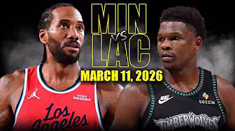 Minnesota Timberwolves vs Los Angeles Clippers Full Game Highlights – March 11, 2026 | NBA Season