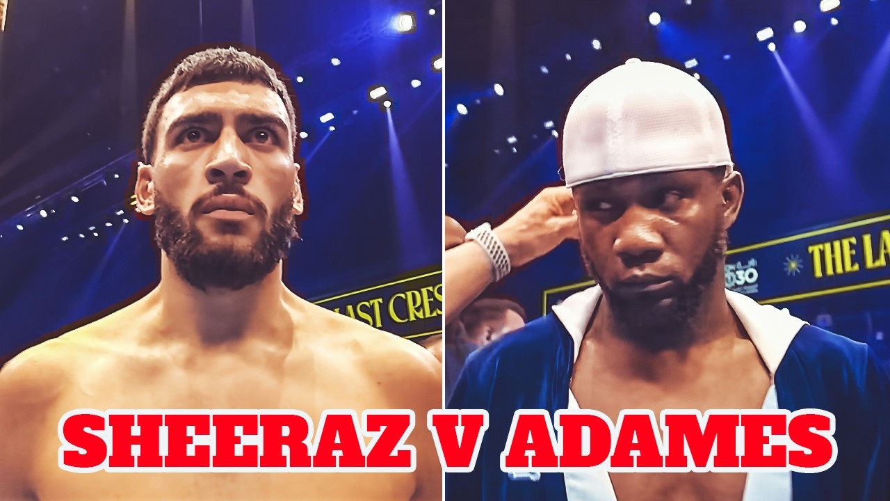 đ„ Hamzah Sheeraz (England) vs Carlos Adames (Dominican Republic) | Full Fight Highlights, HD background