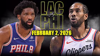 Los Angeles Clippers vs Philadelphia 76ers Full Game Highlights – February 2, 2026 | NBA Season