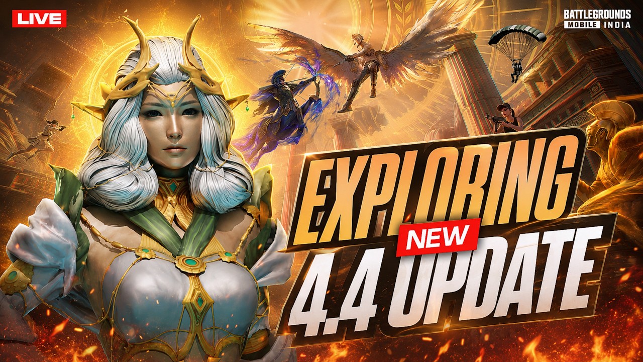 NEW 4.4 UPDATE IS HERE | BGMI LIVE