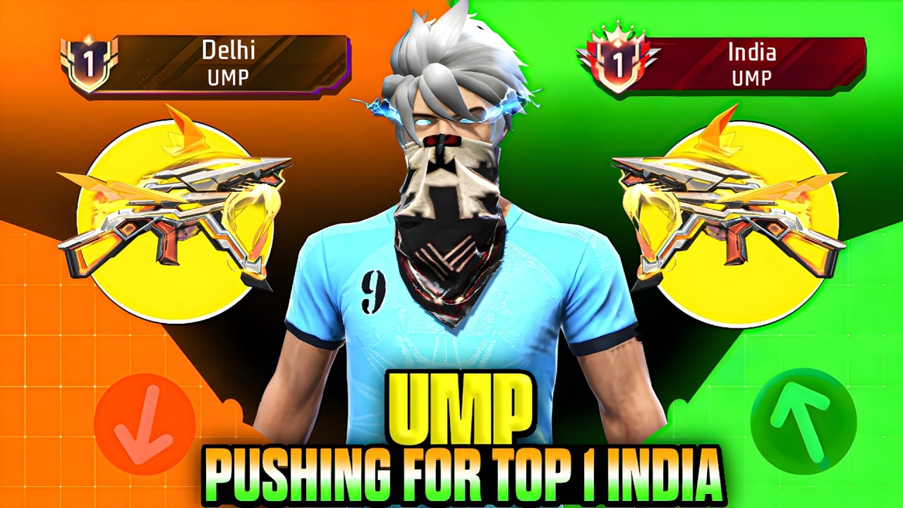 Pushing Top 1 Title In Ump | Free Fire Solo Rank Pushing With Tips And Tricks | Ep-4