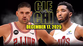 Cleveland Cavaliers vs Chicago Bulls Full Game Highlights – December 17, 2025 | NBA Season background