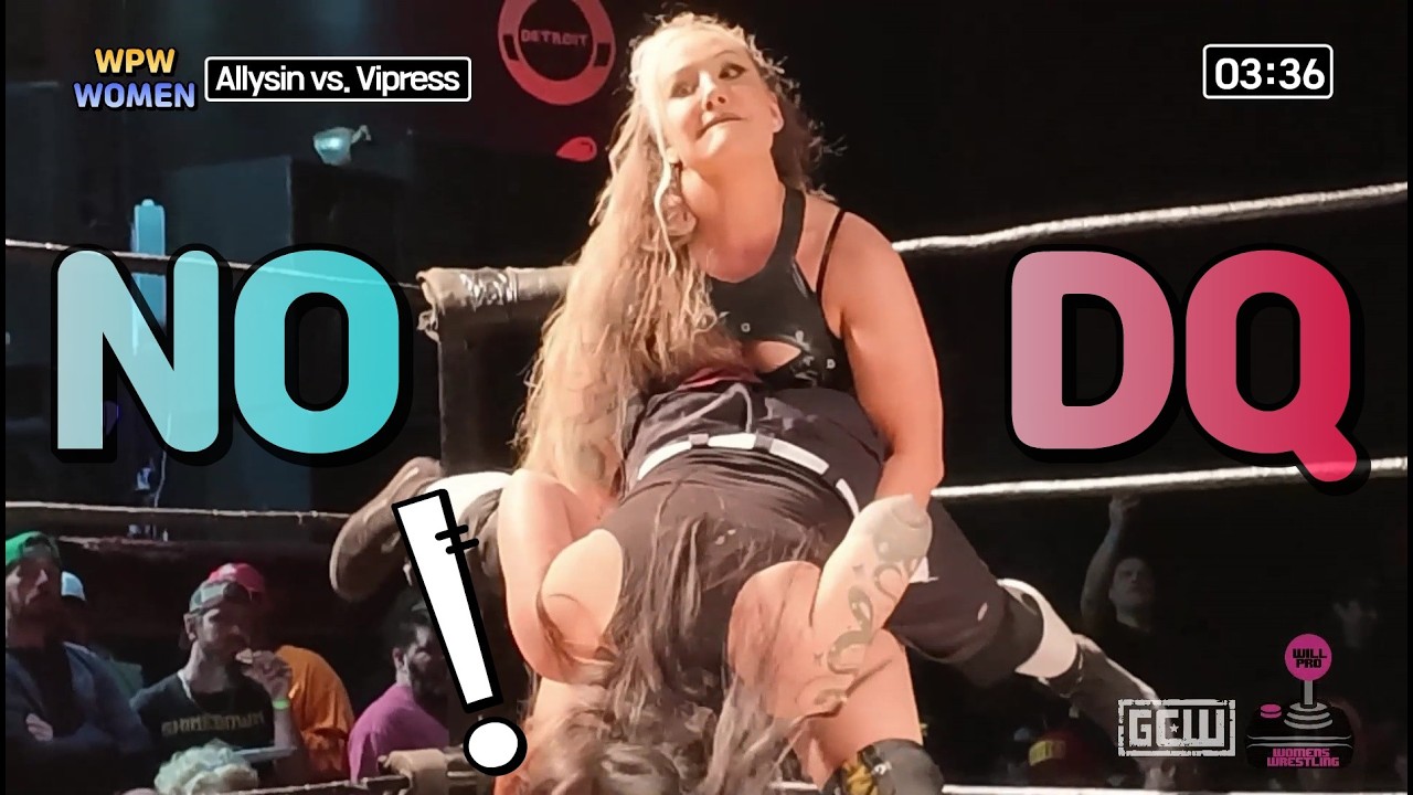 "AK47" Allysin Kay vs. "La Chola" Vipress / GCW Detroit 2026 / Match Highlight / WPW Ep.357-5 2026-05-22 20:10 background